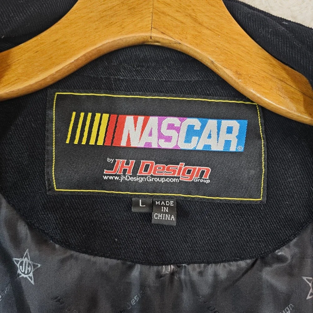 JH Design NASCAR Kevin Harvick 2014 Champion Racing Jacket Mens Large Budweiser